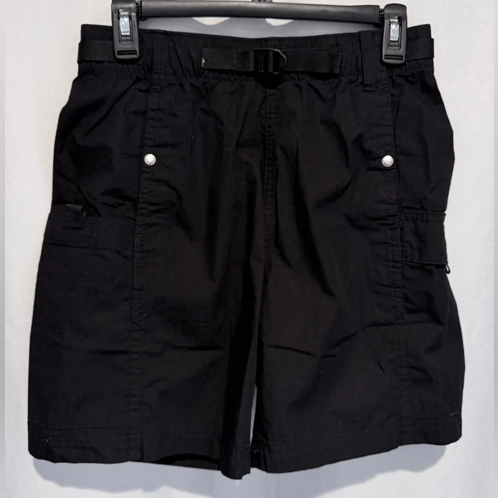 The North Face Ripstop Cargo Shorts Hiking Mens XS Black Quick Dry Belted 28 NWT - Picture 3 of 12
